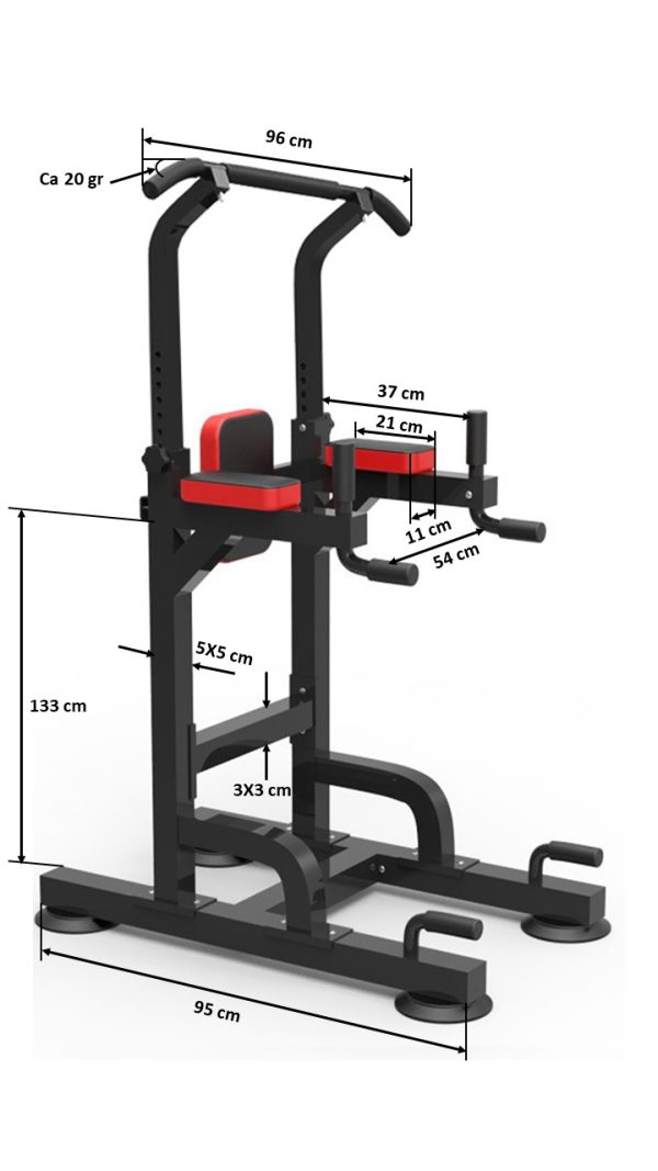 Dips/Chins/Gym/Pull Ups Ställning - Bild 6