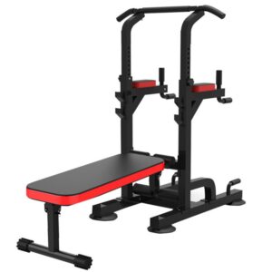 Dips/Chins/Gym/Pull Ups Ställning med bänk